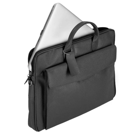 Black sleek carrier laptop bag